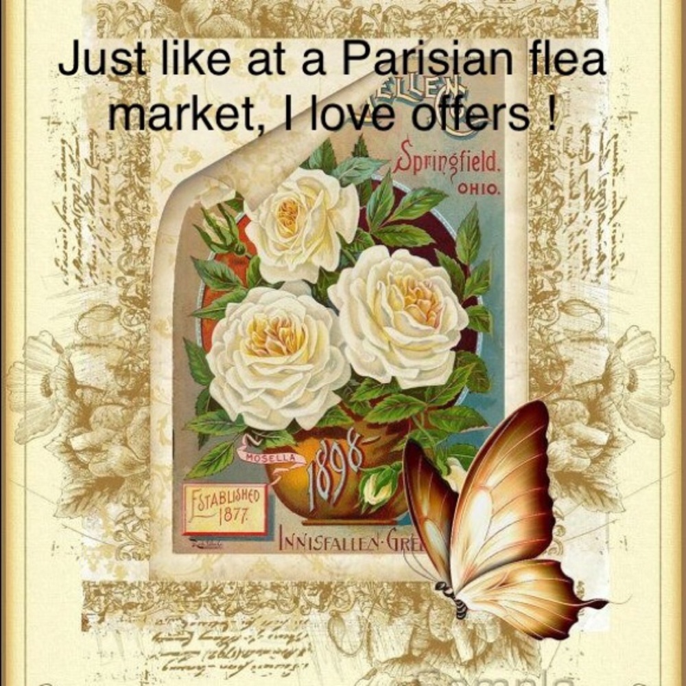 Reasonable offers  are appreciated and encouraged